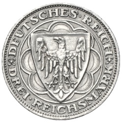 3 Reichsmark Bremerhaven 1927