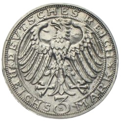 3 Reichsmark Albrecht Dürer 1928