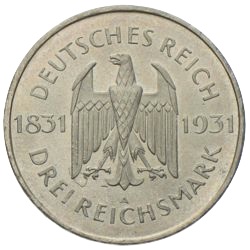 3 Reichsmark Freiherr vom Stein 1931