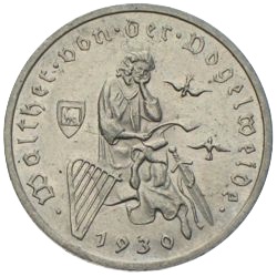 3 Reichsmark Walther von der Vogelweide