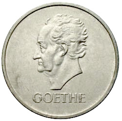 5 Reichsmark Johann Wolfgang von Goethe
