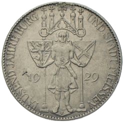 5 Reichsmark Tausend Jahre Burg und Stadt Meissen