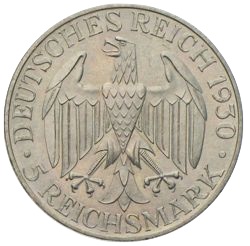 5 Reichsmark Graf Zeppelin Weltflug 1929