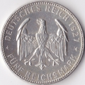 5 Reichsmark 450 Jahre Universität Tübingen Weimar Silbermünzen der Weimarer Republik