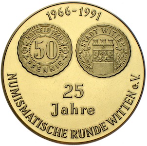 Witten 25 Jahre numismatische Runde