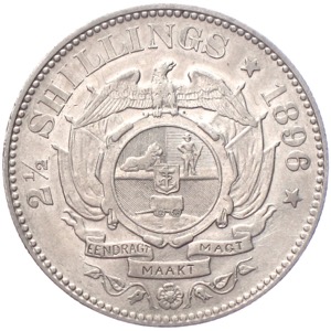 Paul Kruger 2 1/2 Shillings 1896 Süd-Afrika