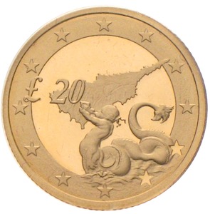 Zypern 20 Pfund Gold 2004 Triton